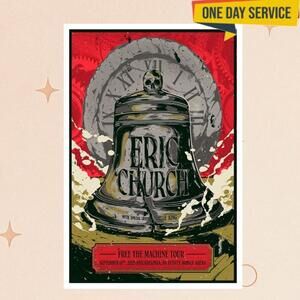 Eric Church September 18 2025 Xfinity Mobile Arena Poster